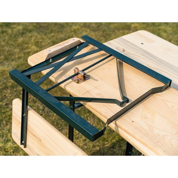 Set de dining pentru grădină din lemn pentru patru persoane – Happy Green-image-4