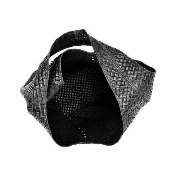 Geantă din piele Mangotti Clusha, negru-image-1