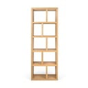 Bibliotecă în culoare naturală cu aspect de lemn de stejar 70x198 cm Berlin – TemaHome