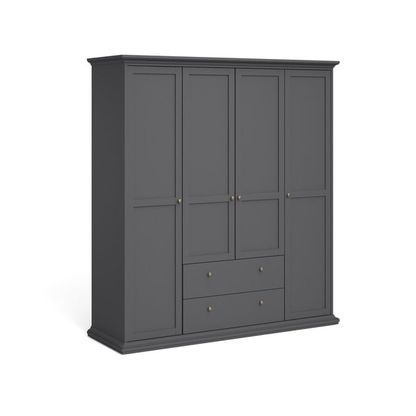 Șifonier gri 181x201 cm Paris – Tvilum-image-2