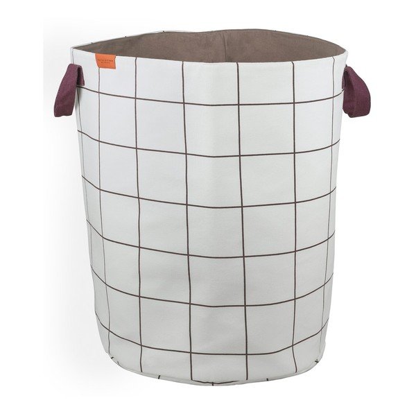 Coș de rufe crem din material textil 5 l Mesh – Mette Ditmer Denmark