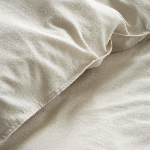 Lenjerie de pat crem pentru pat dublu/extinsă 230x220 cm Relaxed – Content by Terence Conran-image-2