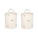 Coșuri de jucării pentru copii crem 2 buc. din material textil ø 18x22 cm Moira – OYOY Mini