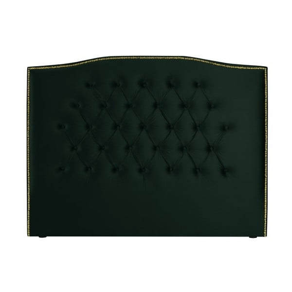 Tăblie pentru pat Mazzini Sofas Daisy, 160 x 120 cm, verde sticlos
