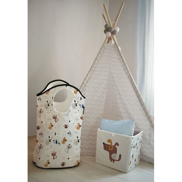 Cutie de depozitare pentru copii din țesătură Woof Woof - Butter Kings-image-1