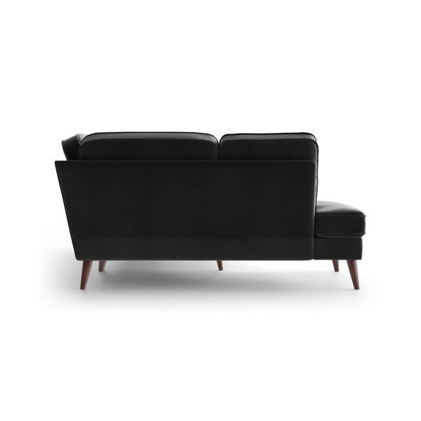 Colțar din catifea cu șezlong pe partea stângă My Pop Design Auteuil, gri antracit-image-4