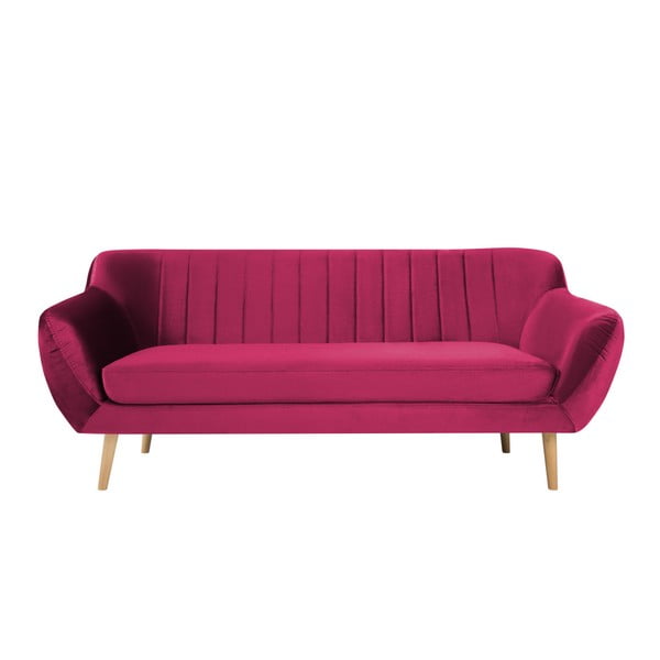 Canapea cu 3 locuri Mazzini Sofas BENITO, roz