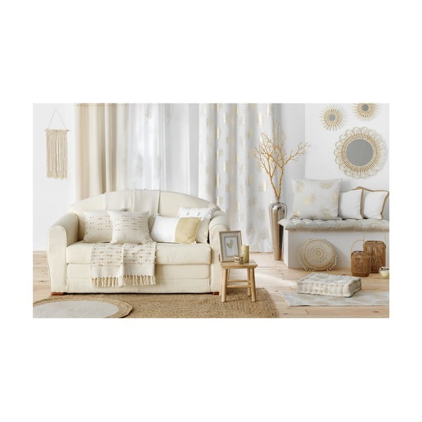 Pernă decorativă 60x60 cm Sunny Gold – douceur d'intérieur-image-2