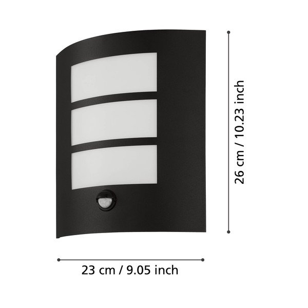 Corp de iluminat pentru exterior de perete (înălțime 26 cm) CITY – EGLO-image-2