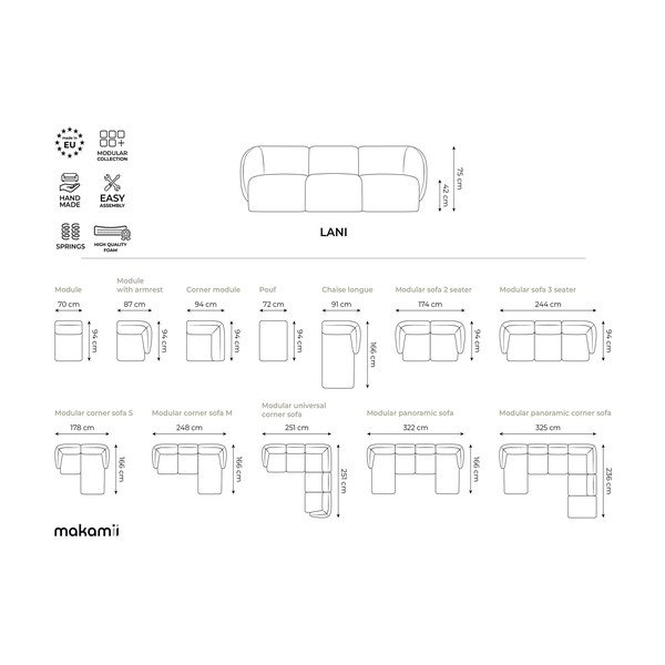 Taburet maro deschis cu tapițerie din chenille Lani – Makamii-image-4