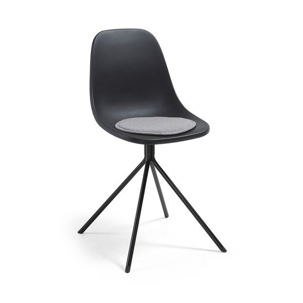 Set 2 scaune La Forma Mint, negru-image-1