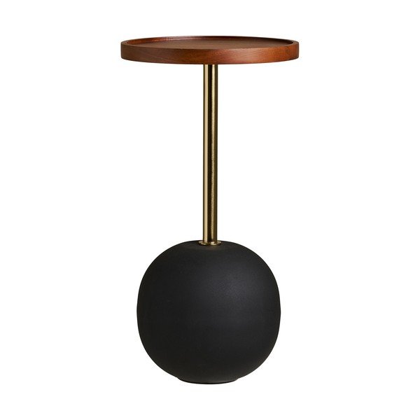 Măsuță auxiliară rotundă cu blat din lemn de mango ø 30 cm Sirone – House Nordic