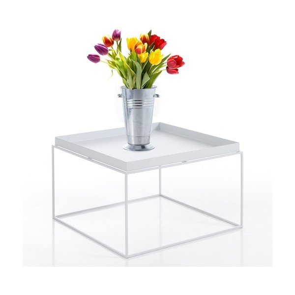 Masă auxiliară de grădină din metal 60x60 cm Hannah – Tomasucci-image-2