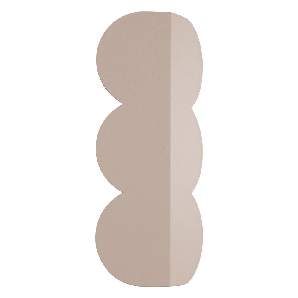 Aplică de perete taupe din aluminiu BISCUIT – Thoro