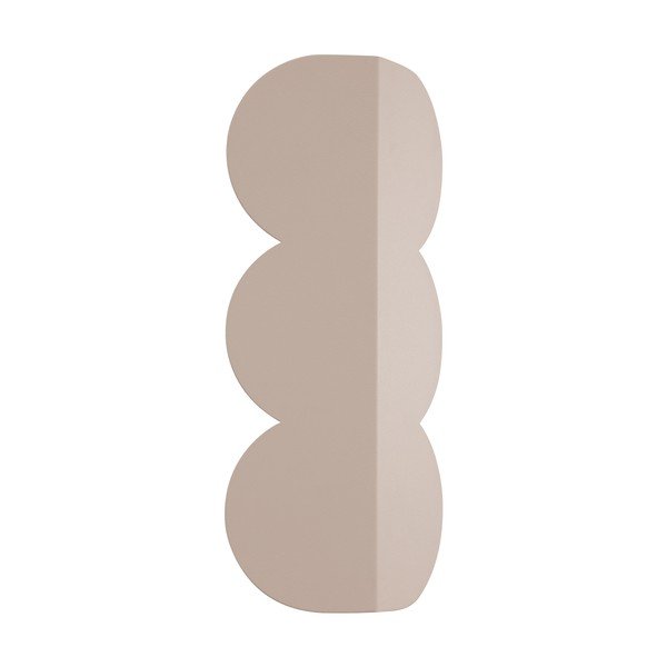 Aplică de perete taupe din aluminiu BISCUIT – Thoro