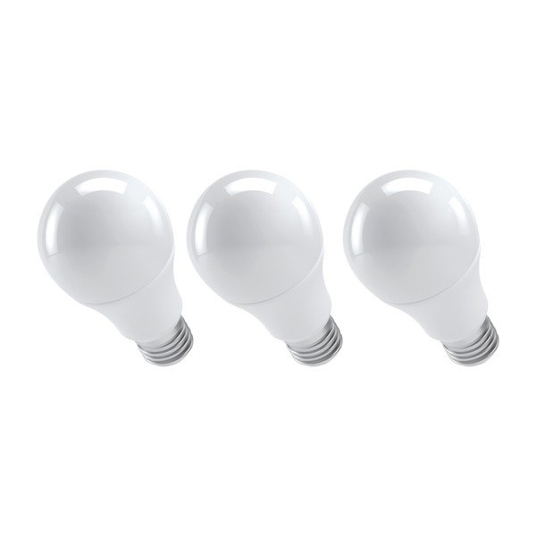 Set 3 becuri cu LED EMOS Classic A60 Warm White, 13,2W E27-image-2