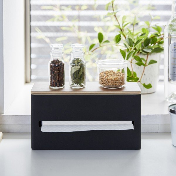 Cutie pentru șervețele din metal Rin – YAMAZAKI-image-3