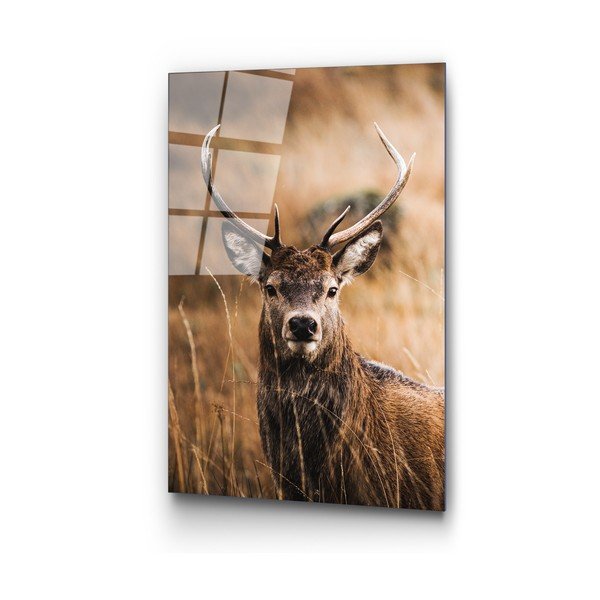 Tablou din sticlă 70x100 cm Deer – Wallity-image-2
