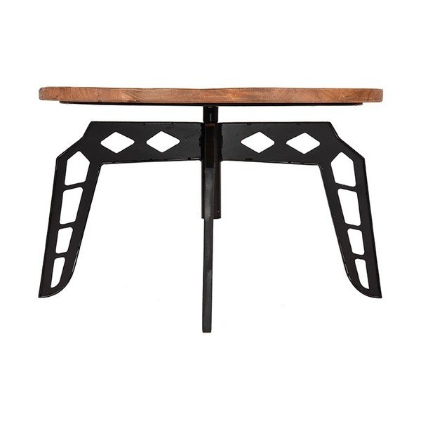 Măsuță cu blat din lemn de mango LABEL51 Pebble, ⌀ 80 cm-image-2