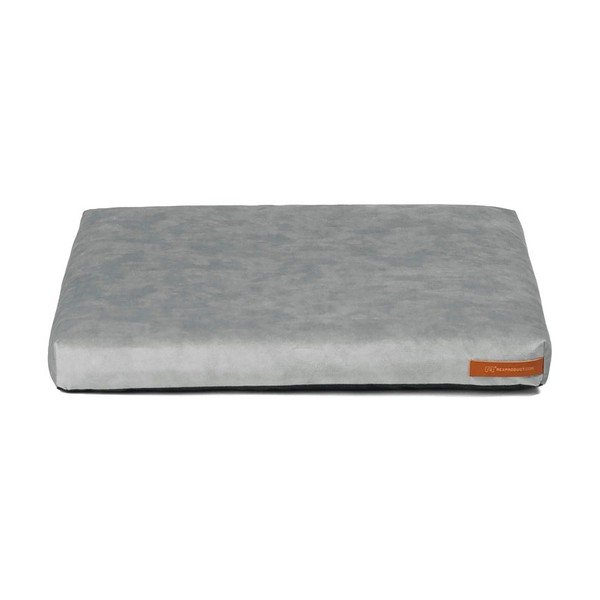 Saltea gri deschis pentru câini din piele ecologică 70x90 cm SoftPET Eco XL - Rexproduct-image-4