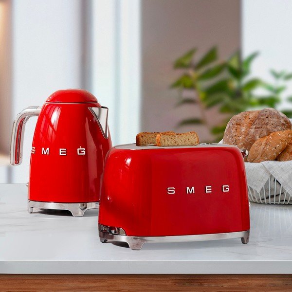 Prăjitor de pâine SMEG, roșu-image-1
