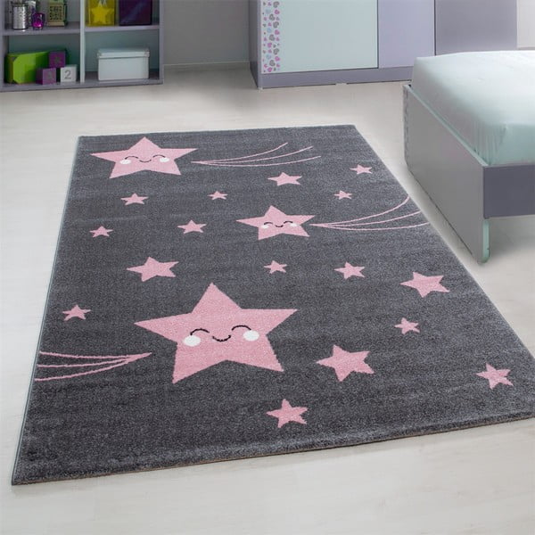 Covor pentru copii roz/gri 160x230 cm Kids – Ayyildiz Carpets-image-1