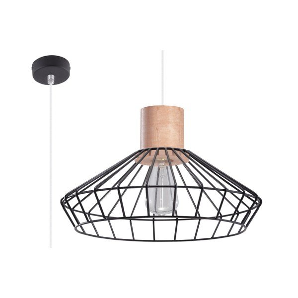 Lustră Sollux Avilla, negru-image-3