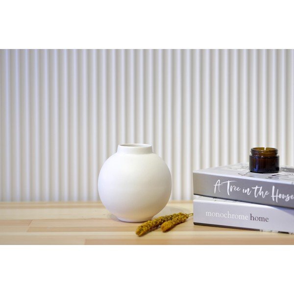 Vază din ceramică Rulina Topik, alb-image-1