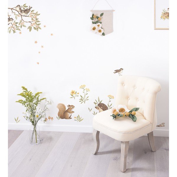 Folie cu stickere 30x42 cm Branch And Sparrows – Lilipinso-image-2