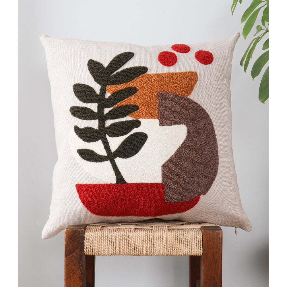Față de pernă din in 43x43 cm Begonya – Mioli Decor