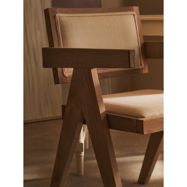 Scaun de dining în culoare naturală tapițat Cebu – Premier Housewares-image-4