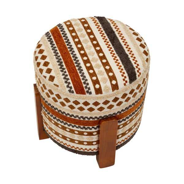 Puf maro/bej Ethnic  – Mauro Ferretti-image-2