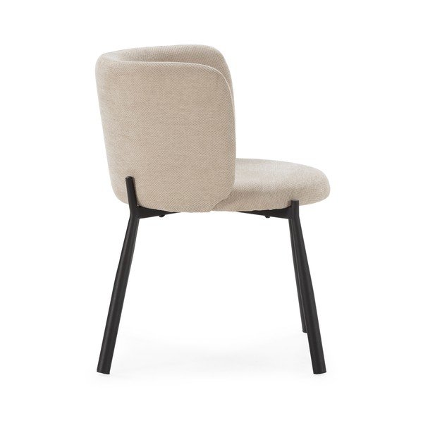 Set de scaune de sufragerie bej 2 buc. tapițat Ginny – MOME-image-2