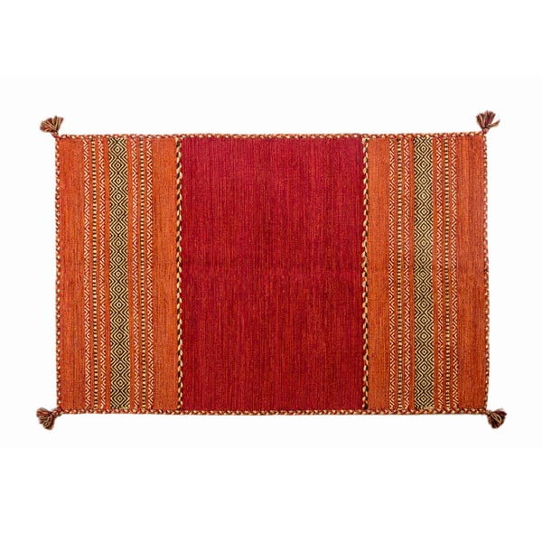 Covor țesut manual Navaei & Co  Kilim Tribal 606, 170 x 110 cm, roșu