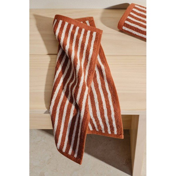Prosoape maro coniac/crem 2 buc. din bumbac 30x50 cm Dixie – Jotex-image-1