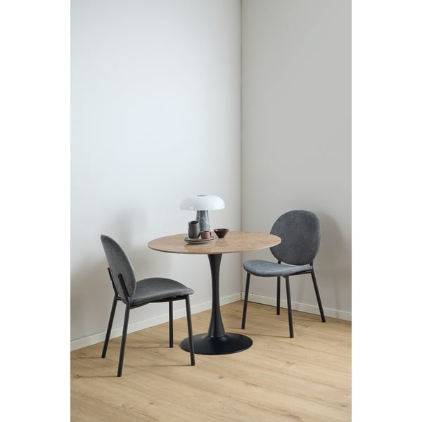 Scaun de dining gri antracit Cliff – Actona-image-1