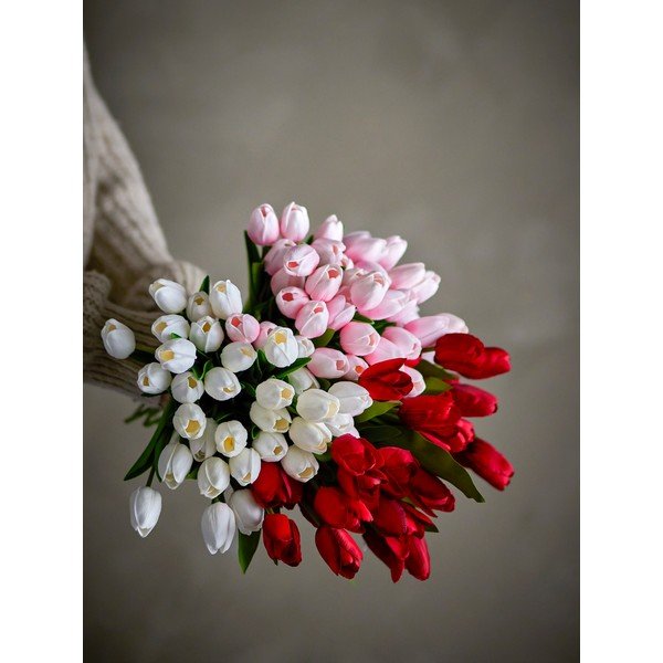 Plantă artificială (înălțime 32 cm) Tulip – Bloomingville-image-3