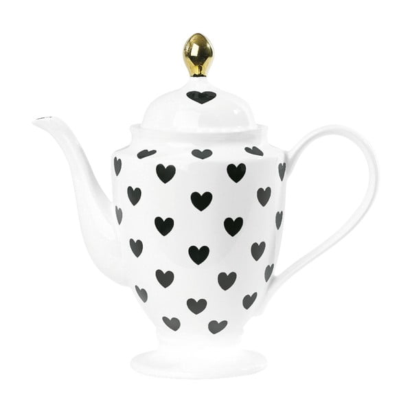 Ceainic ceramică Hearts, 1 l