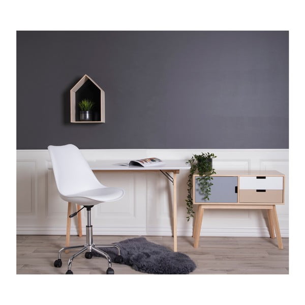 Scaun de birou House Nordic Stavanger, alb-image-4