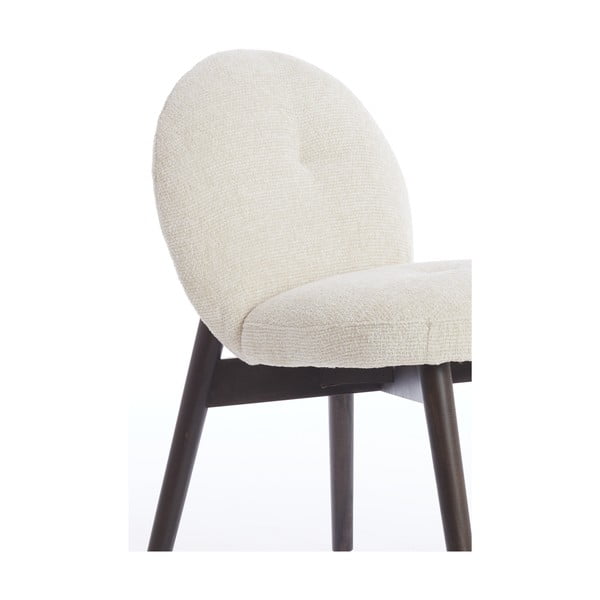 Set de scaune de sufragerie crem 2 buc. tapițat Sinosa – Light & Living-image-2