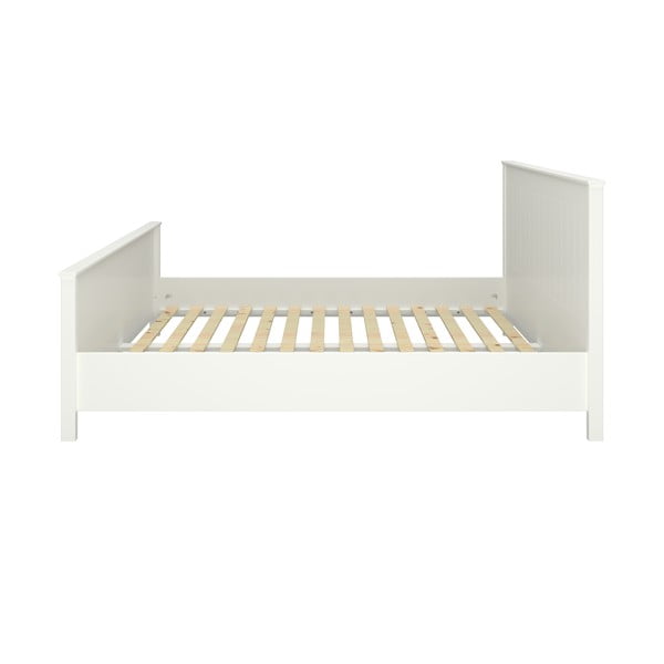 Pat matrimonial 180x200 cm alb Tromsö - Tvilum-image-2