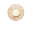 Aplică de perete bej din piatră ø 12 cm Hilde – Opviq lights