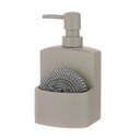 Dozator de săpun lichid gri din polirășină 250 ml Essentials – Ladelle