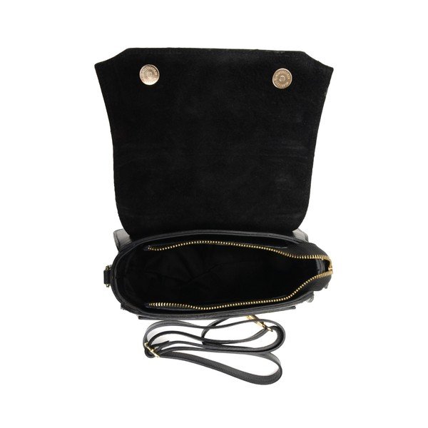 Geantă crossbody din piele Isabella Rhea, negru-image-2