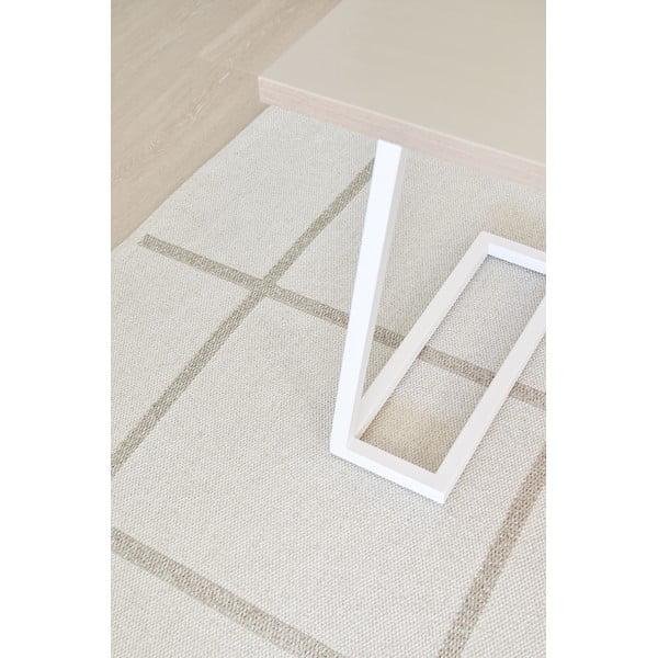 Covor pentru exterior și interior crem 70x100 cm Ada Fossil – Pappelina-image-4