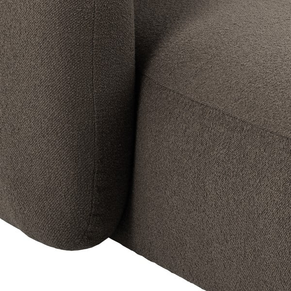 Colțar gri/maro cu tapițerie din stofă bouclé (colț dreapta) Imola – Bonami Selection-image-4