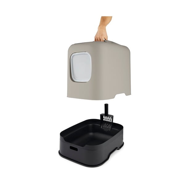 Litieră pentru pisici 40x51 cm Biala – Rotho-image-2