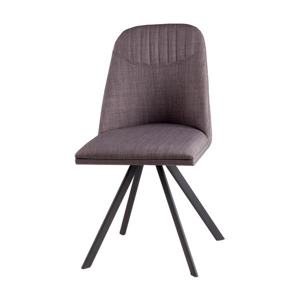 Set 4 scaune rotative sømcasa Cris, gri deschis-image-3