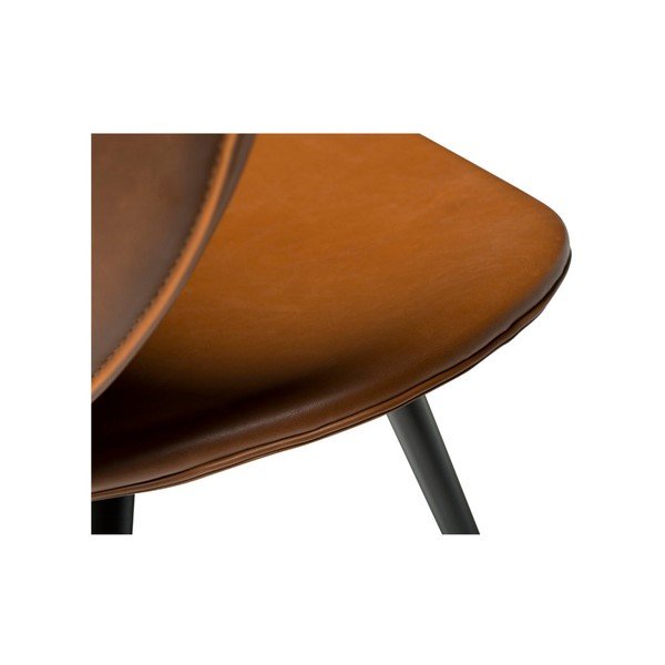 Scaun din piele ecologică DAN-FORM Denmark Dreamer, maro-image-2