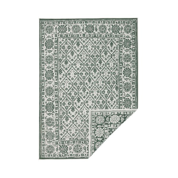 Covor reversibil Bougari Curacao, 200 x 290 cm, gri - verde -image-1